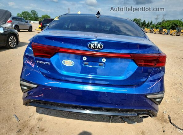 3KPF24AD6ME325231 2021 KIA FORTE Blue Հետևի տեսք