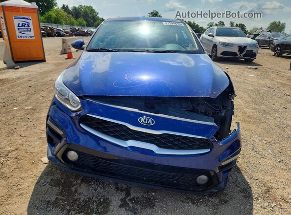 3KPF24AD6ME325231 2021 KIA FORTE Blue Դիմացի տեսք