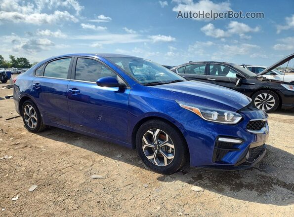 3KPF24AD6ME325231 2021 KIA FORTE Blue Առջևի աջ