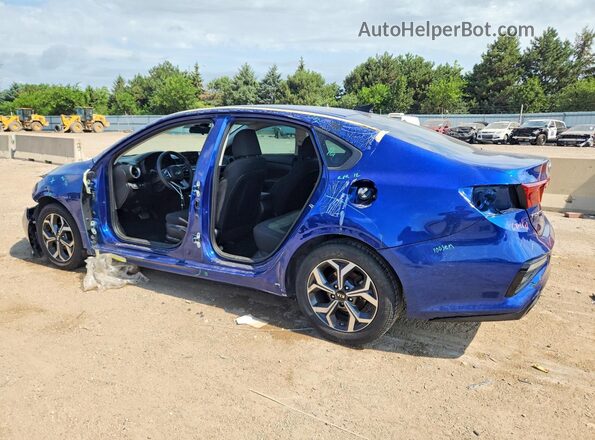 3KPF24AD6ME325231 2021 KIA FORTE Blue Հետևի ձախ