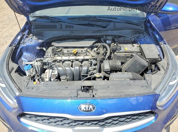 3KPF24AD6ME385736 2021 KIA FORTE Blue Սալոնի հետևի տեսք