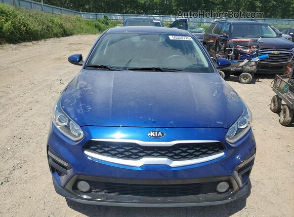 3KPF24AD6ME385736 2021 KIA FORTE Blue Դիմացի տեսք