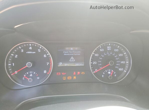 3KPF24AD6ME385736 2021 KIA FORTE Blue Սարքավորումների վահանակի տեսք