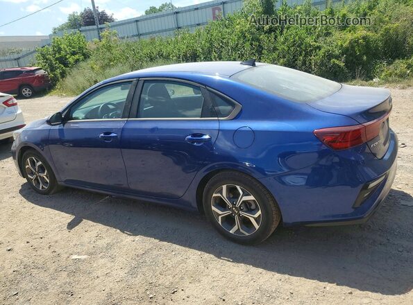 3KPF24AD6ME385736 2021 KIA FORTE Blue Հետևի ձախ