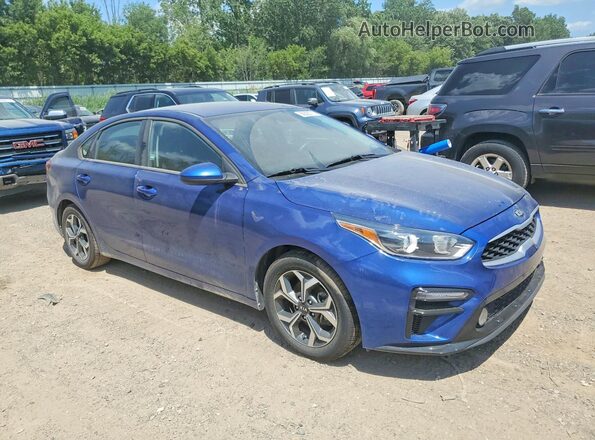 3KPF24AD6ME385736 2021 KIA FORTE Blue Առջևի աջ