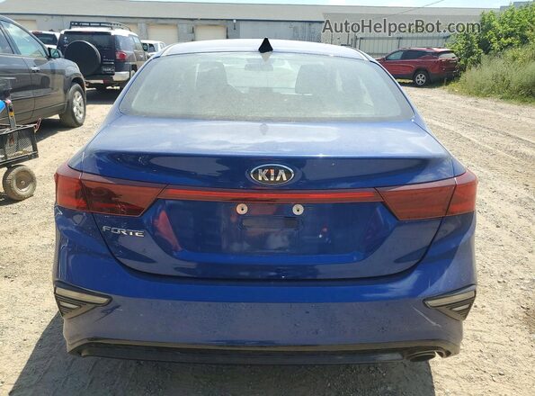 3KPF24AD6ME385736 2021 KIA FORTE Blue Հետևի տեսք