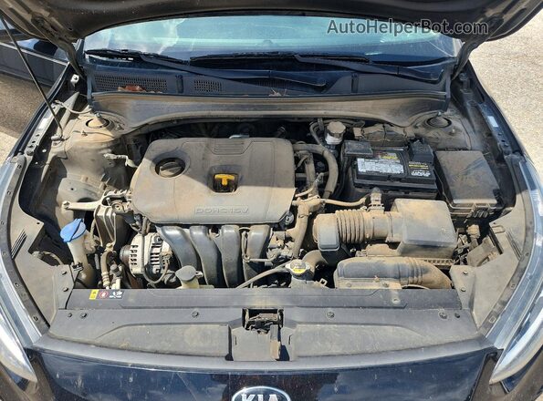 3KPF24AD6ME389284 2021 KIA FORTE Black უკანა სალონის ხედი