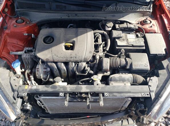 3KPF24AD6NE417358 2022 KIA FORTE Оранжевый Вид задней части салона