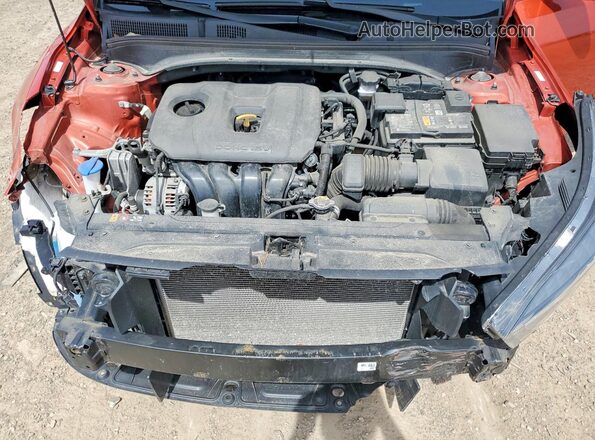 3KPF24AD6NE433897 2022 KIA FORTE Оранжевый Вид задней части салона