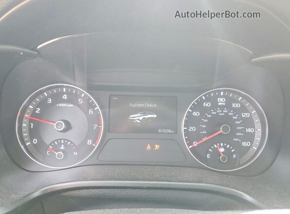 3KPF24AD6NE433897 2022 KIA FORTE Оранжевый Вид щитка приборов