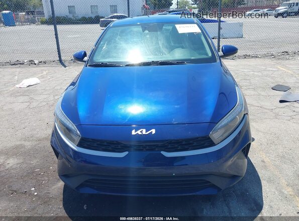 3KPF24AD6NE434841 2022 KIA FORTE Blue Вид задньої частини салону