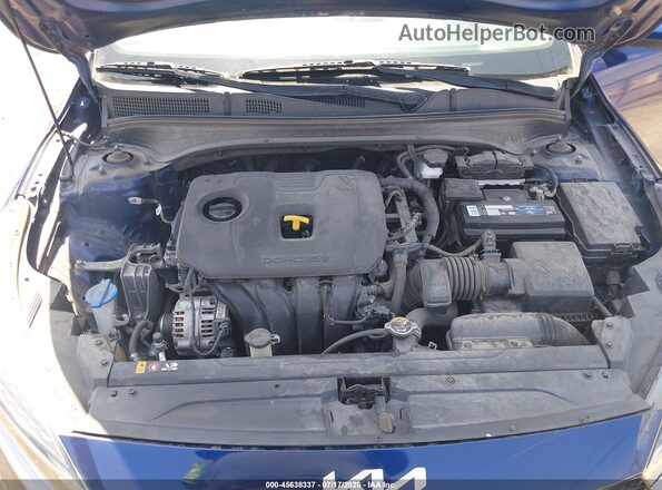 3KPF24AD6NE434841 2022 KIA FORTE Blue Вид ззаду