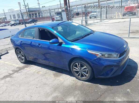 3KPF24AD6NE434841 2022 KIA FORTE Blue Панорамний вид салону 360°