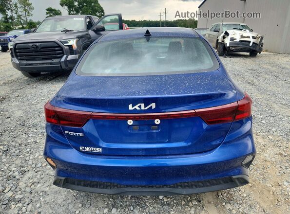 3KPF24AD6PE580952 2023 KIA FORTE Blue უკანა ხედი