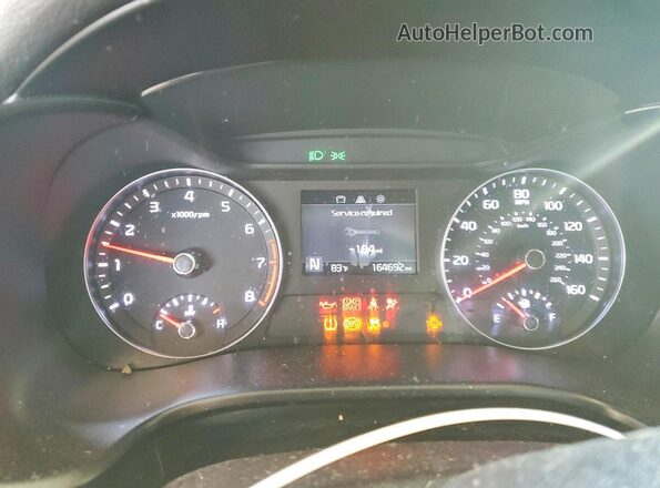 3KPF24AD7KE040471 2019 KIA FORTE White Вид щитка приладів