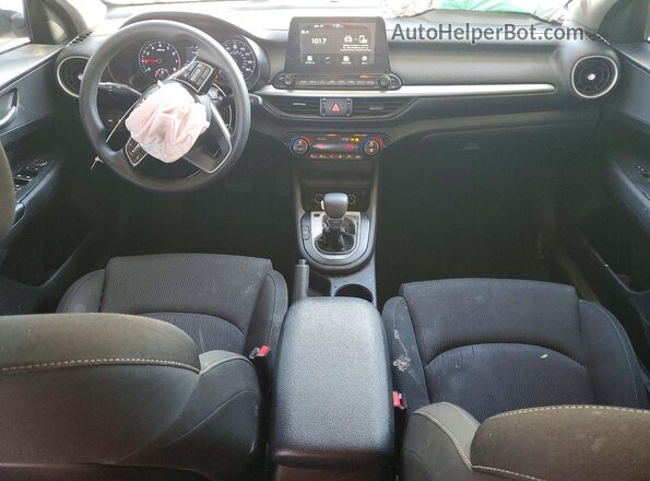 3KPF24AD7KE040471 2019 KIA FORTE White Вид панелі приладів
