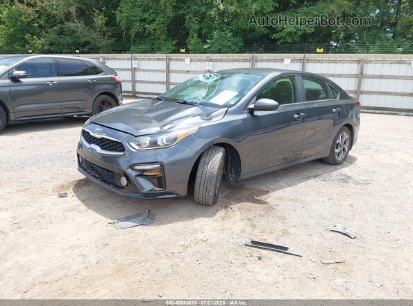 3KPF24AD7LE148932 2020 KIA FORTE Gray წინა მარცხენა ხედი სამი მეოთხედიდან