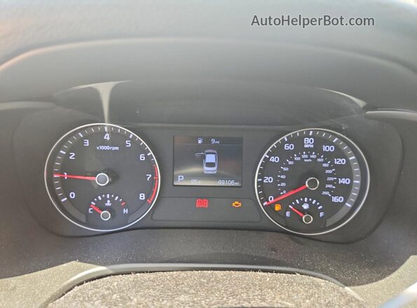 3KPF24AD7LE157632 2020 KIA FORTE Белый Вид щитка приборов