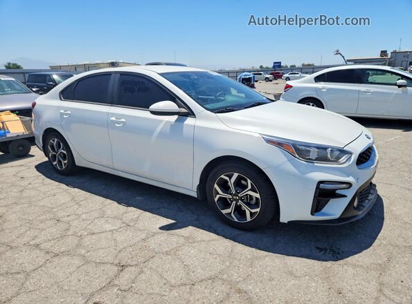 3KPF24AD7LE157632 2020 KIA FORTE Белый Передняя правая четверть