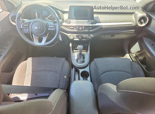 3KPF24AD7LE157632 2020 KIA FORTE Белый Вид панели приборов