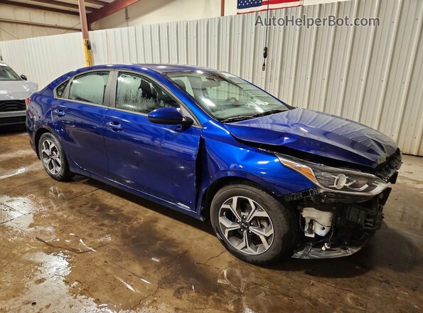 3KPF24AD7LE161809 2020 KIA FORTE Blue Передня права чверть