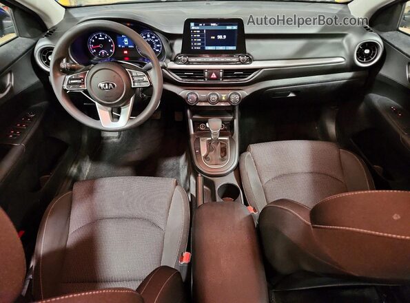 3KPF24AD7LE161809 2020 KIA FORTE Blue Вид панелі приладів