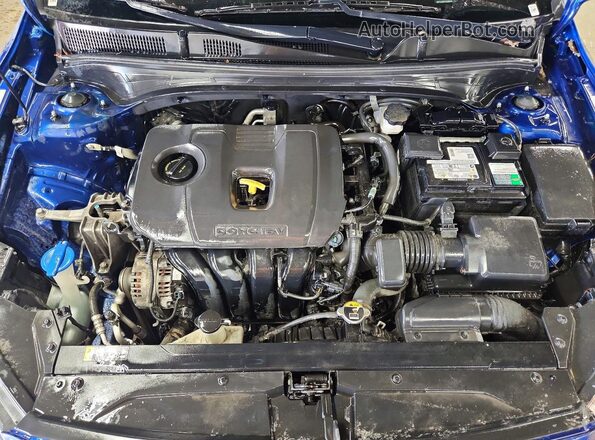 3KPF24AD7LE209633 2020 KIA FORTE Blue Вид задньої частини салону