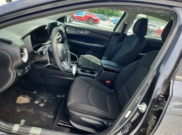 3KPF24AD7LE221314 2020 KIA FORTE Charcoal Вид салону спереду
