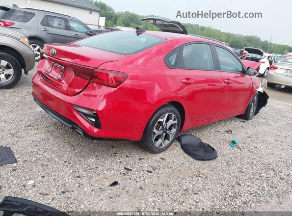 3KPF24AD7LE260937 2020 KIA FORTE Красный Задняя правая четверть
