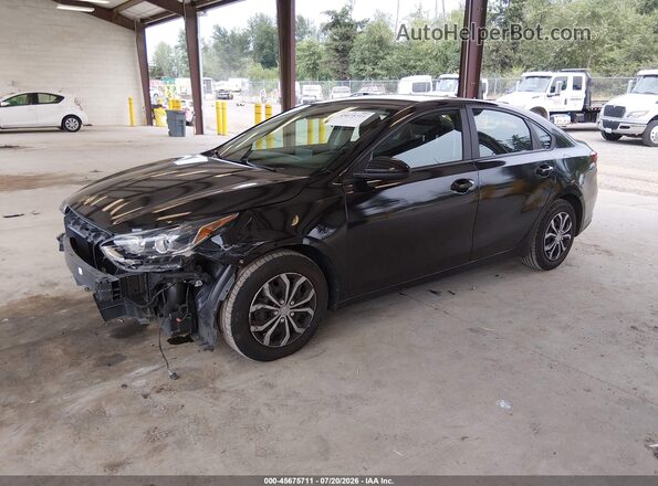 3KPF24AD7ME265914 2021 KIA FORTE Черный Передняя левая четверть