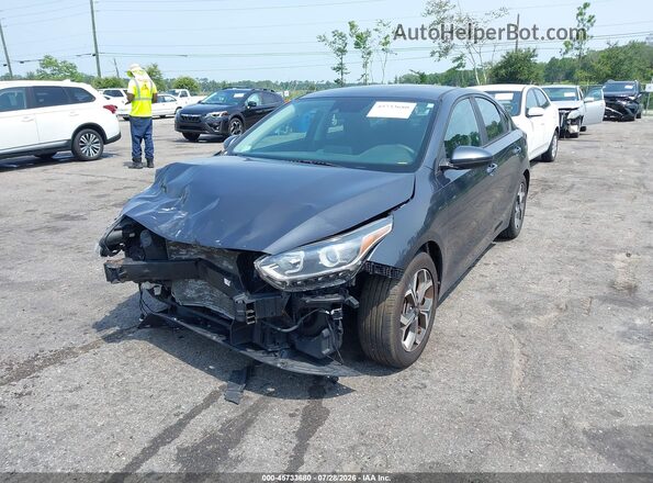3KPF24AD7ME266531 2021 KIA FORTE Gray წინა მარცხენა ხედი სამი მეოთხედიდან