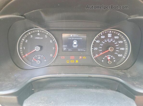3KPF24AD7ME304033 2021 KIA FORTE Белый Вид щитка приборов