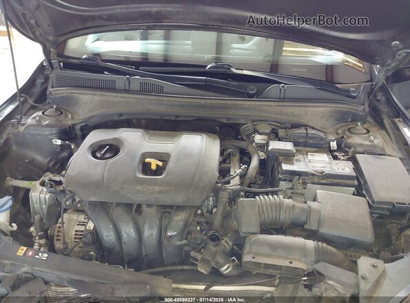3KPF24AD7ME377161 2021 KIA FORTE Black Rear view