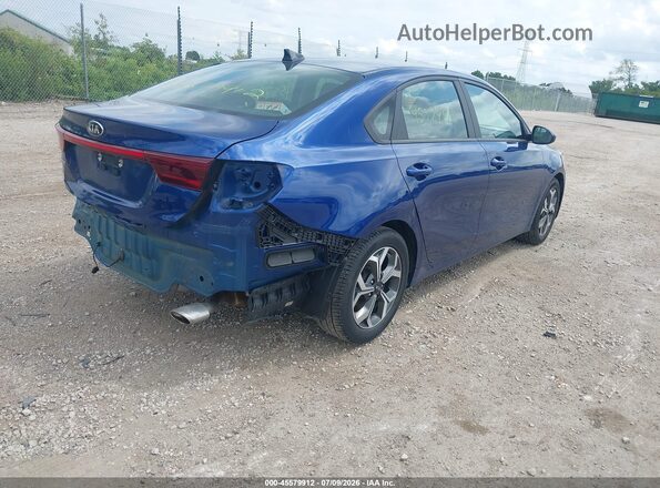 3KPF24AD7ME412118 2021 KIA FORTE Blue Tył prawy