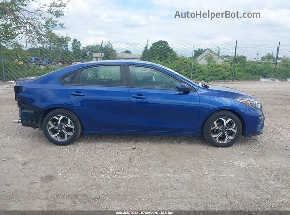 3KPF24AD7ME412118 2021 KIA FORTE Blue Widok wnętrza z tyłu