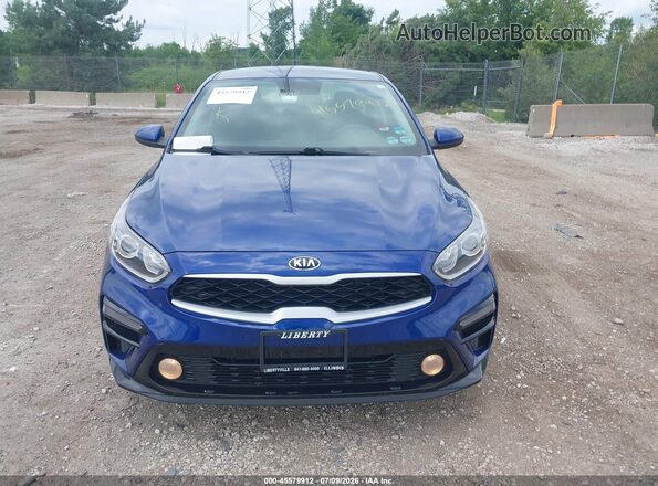 3KPF24AD7ME412118 2021 KIA FORTE Blue Widok zestawu wskaźników