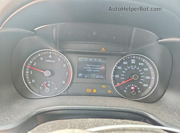 3KPF24AD7ME412801 2021 KIA FORTE Gray Instrument cluster view