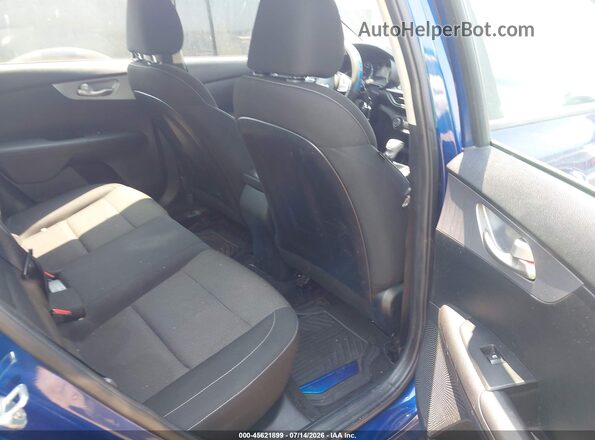 3KPF24AD7NE472630 2022 KIA FORTE Blue Vista de la etiqueta del VIN