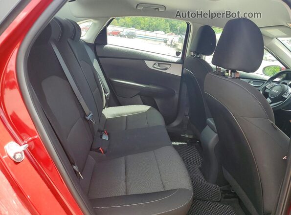 3KPF24AD7NE496040 2022 KIA FORTE Red უკანა სავარძლების ხედი