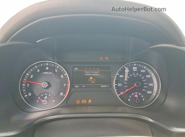 3KPF24AD7PE508769 2023 KIA FORTE White Вид щитка приладів