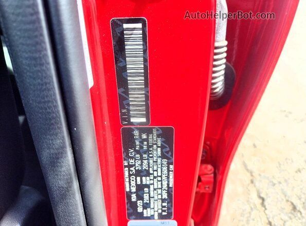 3KPF24AD7PE606149 2023 KIA FORTE Red Vista del compartimento del motor