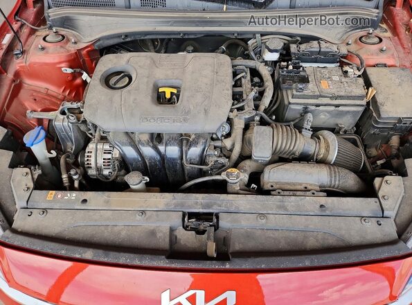 3KPF24AD7RE708263 2024 KIA FORTE Orange Rear interior view