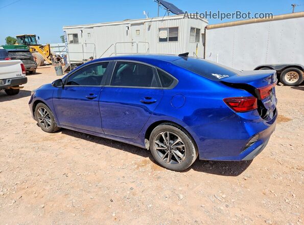 3KPF24AD7RE809853 2024 KIA FORTE Blue Rear left