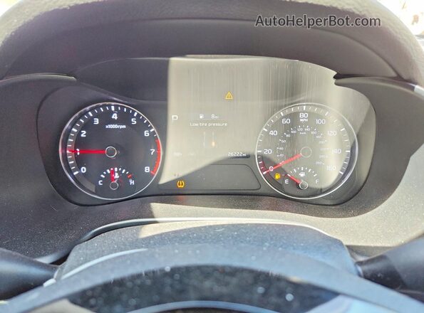3KPF24AD7RE809853 2024 KIA FORTE Blue Instrument cluster view