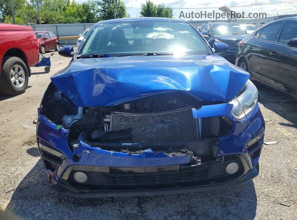 3KPF24AD8KE008838 2019 KIA FORTE Blue Vista frontal
