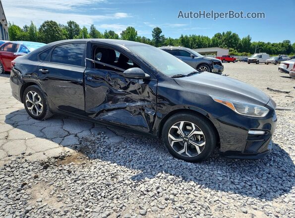 3KPF24AD8KE017569 2019 KIA FORTE Черный Передняя правая четверть