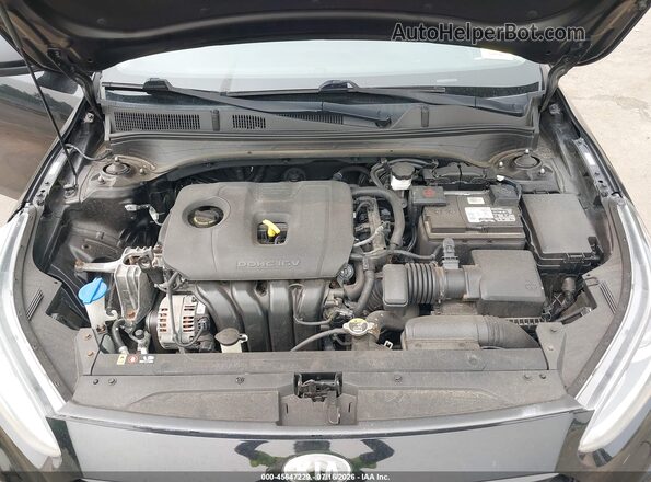 3KPF24AD8KE066903 2019 KIA FORTE Black უკანა ხედი