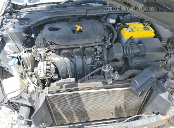 3KPF24AD8KE077061 2019 KIA FORTE Gray Սալոնի հետևի տեսք