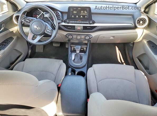 3KPF24AD8LE243242 2020 KIA FORTE Gray Առջևի վահանակի տեսք