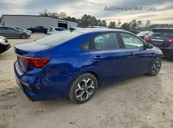 3KPF24AD8LE246139 2020 KIA FORTE Синий Задняя правая четверть